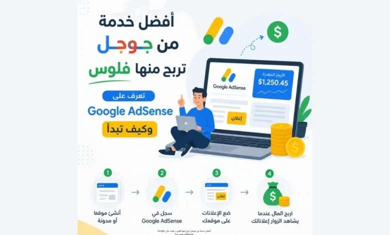 أفضل خدمة من جوجل تربح منها فلوس: تعرف على Google AdSense وكيف تبدأ
