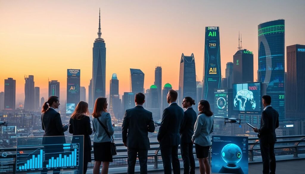 تأثير-الذكاء-الاصطناعي-على-الاقتصاد-1024x585 تطور الذكاء الاصطناعي 2025: الاتجاهات والتوقعات