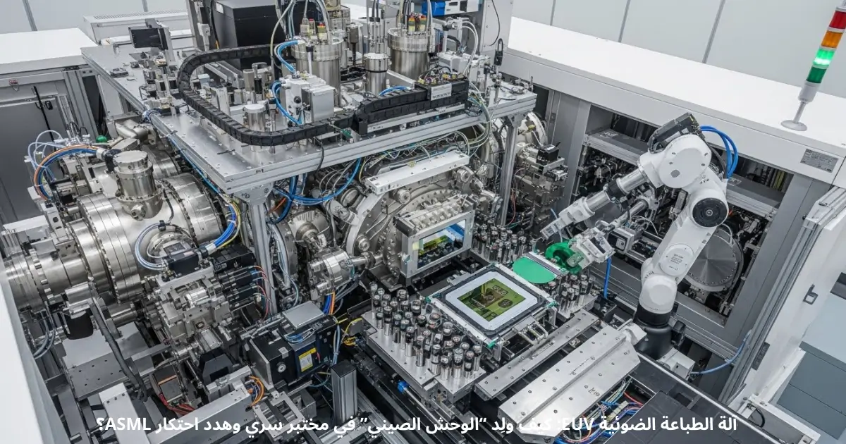 آلة الطباعة الضوئية EUV: كيف ولِد “الوحش الصيني” في مختبر سري وهدد احتكار ASML؟