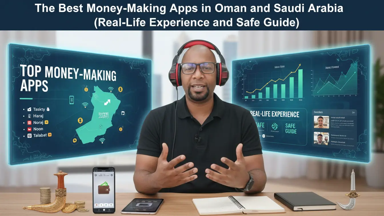 أفضل تطبيقات ربح المال في عُمان والسعودية (تجربة واقعية ودليل آمن) 1 أفضل تطبيقات ربح المال في عُمان والسعودية (تجربة واقعية ودليل آمن)