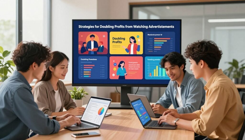 استراتيجيات-الربح-من-مشاهدة-الاعلانات-1024x585 الربح من مشاهدة الإعلانات: طرق سهلة وفعالة