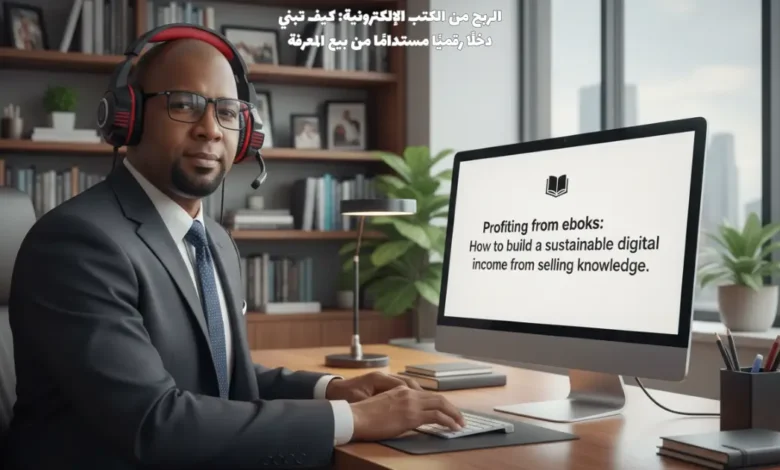 الربح من الكتب الإلكترونية: كيف تبني دخلًا رقميًا مستدامًا من بيع المعرفة 1 الربح من الكتب الإلكترونية: كيف تبني دخلًا رقميًا مستدامًا من بيع المعرفة