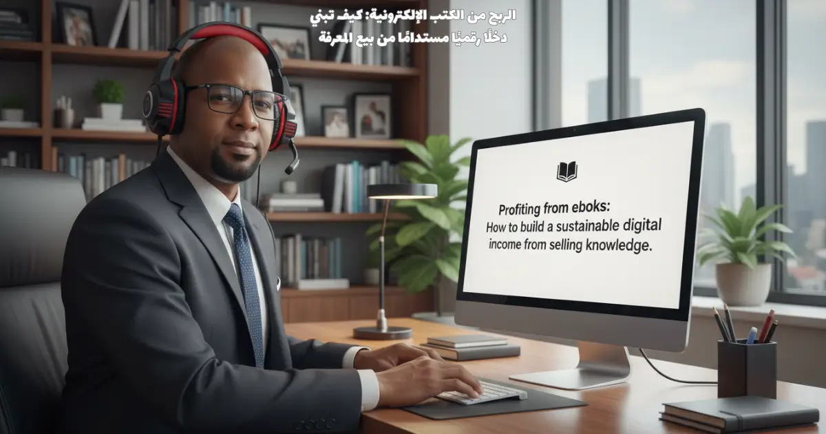 الربح من الكتب الإلكترونية: كيف تبني دخلًا رقميًا مستدامًا من بيع المعرفة