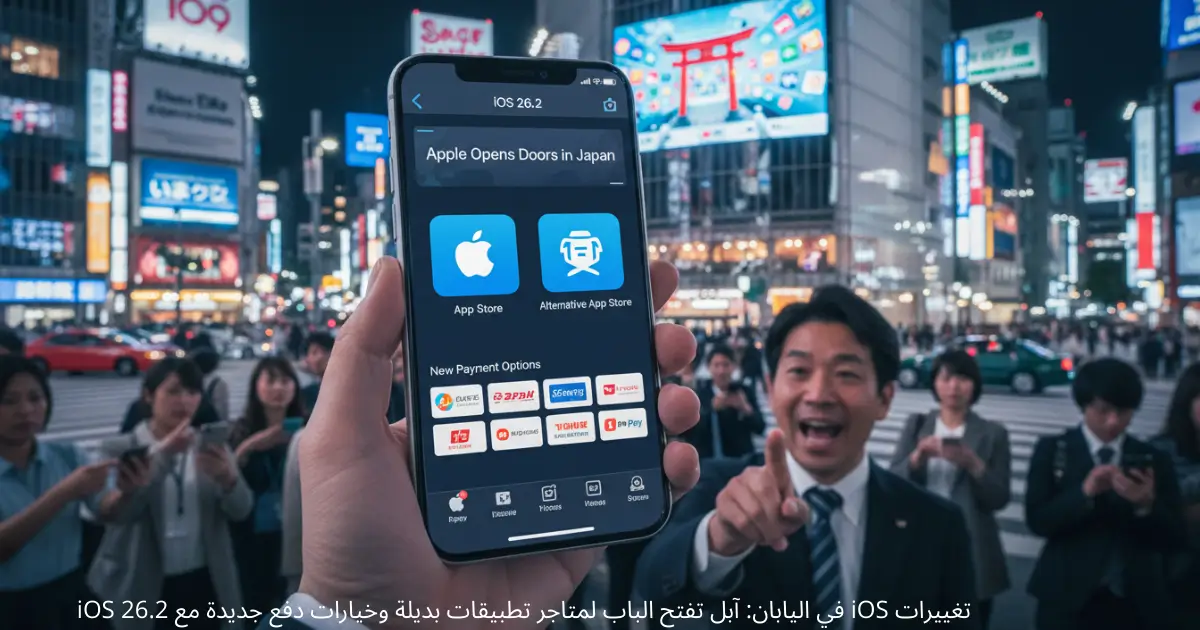 تغييرات iOS في اليابان: آبل تفتح الباب لمتاجر تطبيقات بديلة وخيارات دفع جديدة مع iOS 26.2