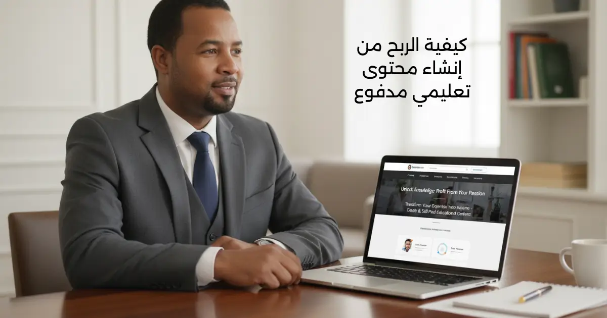 كيفية الربح من إنشاء محتوى تعليمي مدفوع