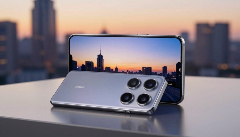 A-high-resolution-image-of-the-Samsung-Galaxy-S26-Ultra-in-an-elegant-modern-setting-1024x585 مراجعة سامسونج جالاكسي اس 26 الترا: ملك الكاميرا بدقة 440 ميجابكسل يسيطر على عرش 2026