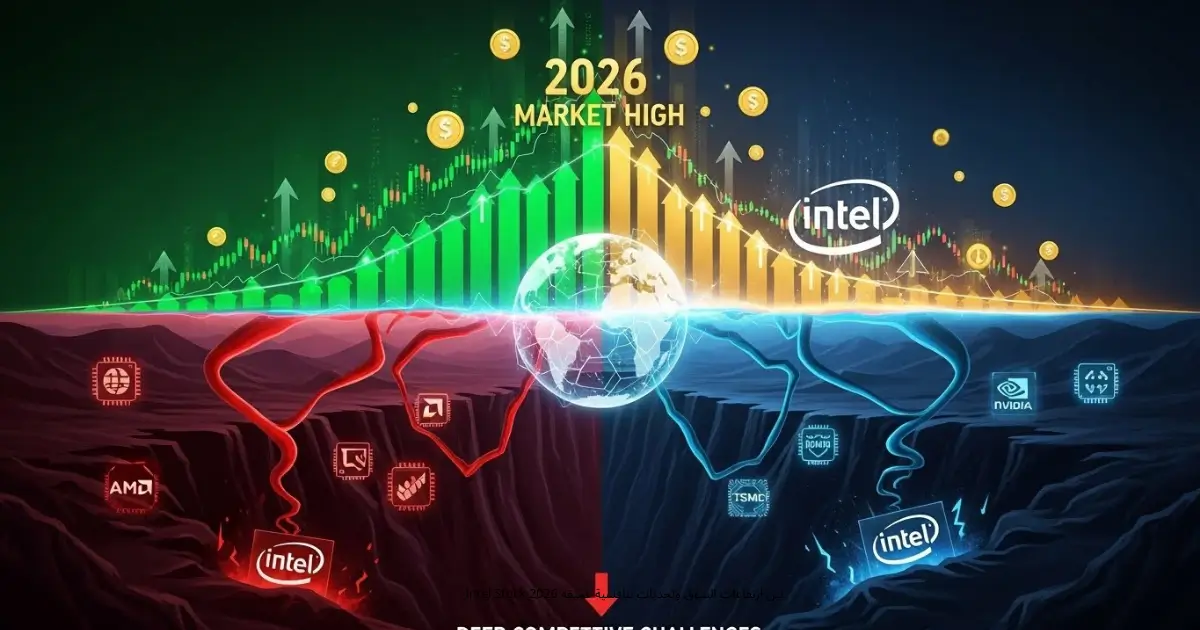 Intel Stock 2026 بين ارتفاعات السوق وتحديات تنافسية عميقة