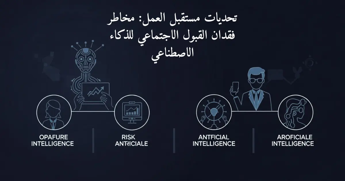 تحديات مستقبل العمل: مخاطر فقدان القبول الاجتماعي للذكاء الاصطناعي