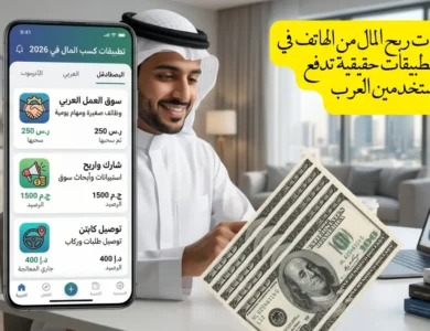 أفضل تطبيقات ربح المال من الهاتف في 2026: تطبيقات حقيقية تدفع للمستخدمين العرب