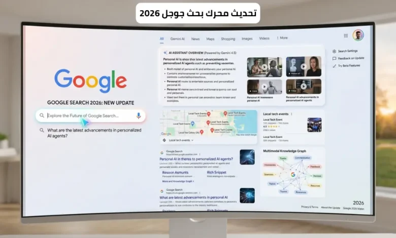 تحديث محرك بحث جوجل 2026