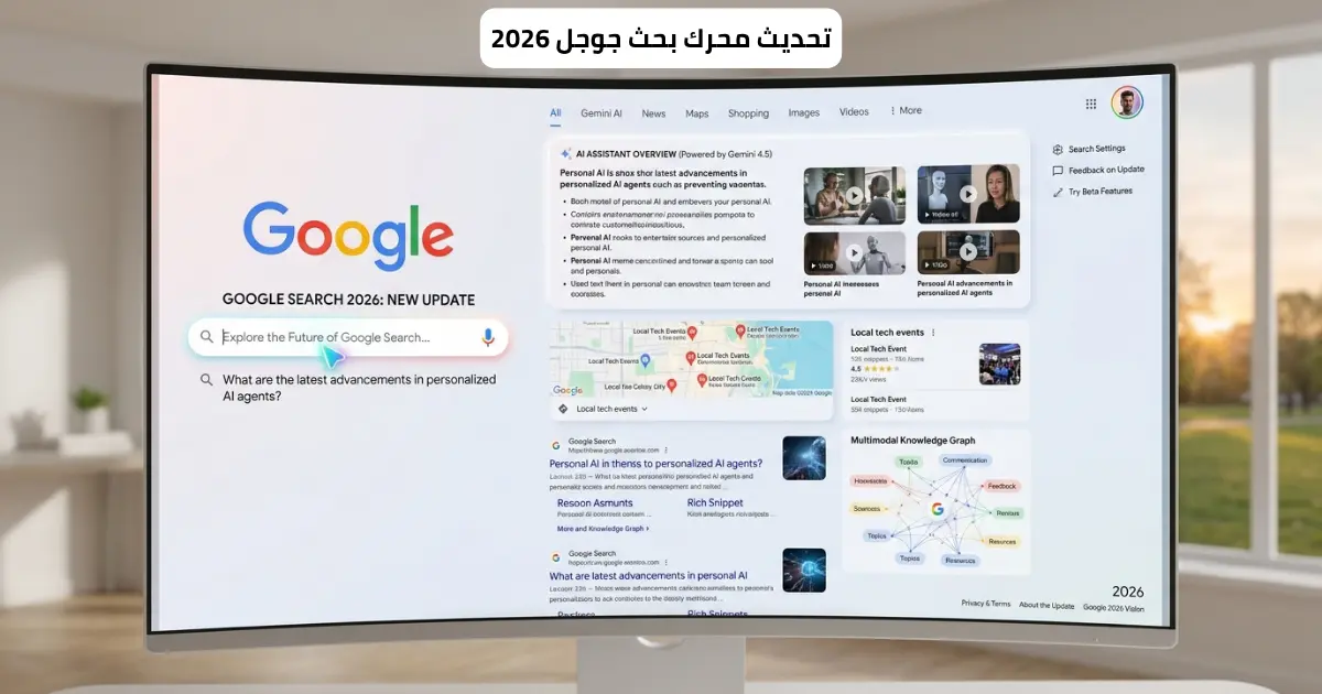 تحديث محرك بحث جوجل 2026