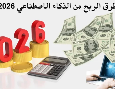 طرق الربح من الذكاء الاصطناعي 2026