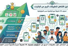 الدليل الشامل حول تطبيقات الربح من الإنترنت: تصنيف 35 تطبيقاً عربياً وأجنبياً حسب الموثوقية