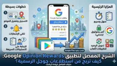 الشرح المفصل لتطبيق Google Opinion Rewards: كيف تربح من استطلاعات جوجل الرسمية؟