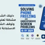 دليلك الشامل: حل مشكلة تعليق الهاتف وتوقف الشاشة عن الاستجابة لعام 2026