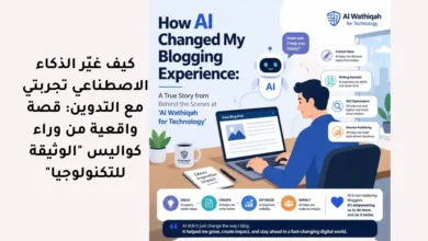 كيف غيّر الذكاء الاصطناعي تجربتي مع التدوين: قصة واقعية من وراء كواليس "الوثيقة للتكنولوجيا"
