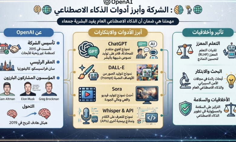 OpenAI: ما هي الشركة وما أبرز أدوات الذكاء الاصطناعي التي تقدمها؟