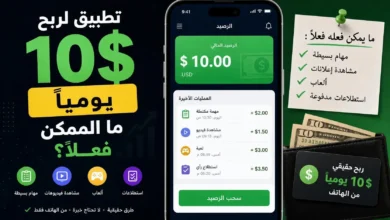 تطبيق لربح 10 دولار يوميًا ما الممكن فعلًا؟